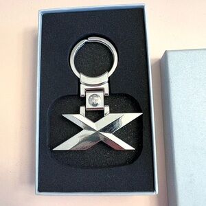 BMW Chrome X Key Fob. NWT.